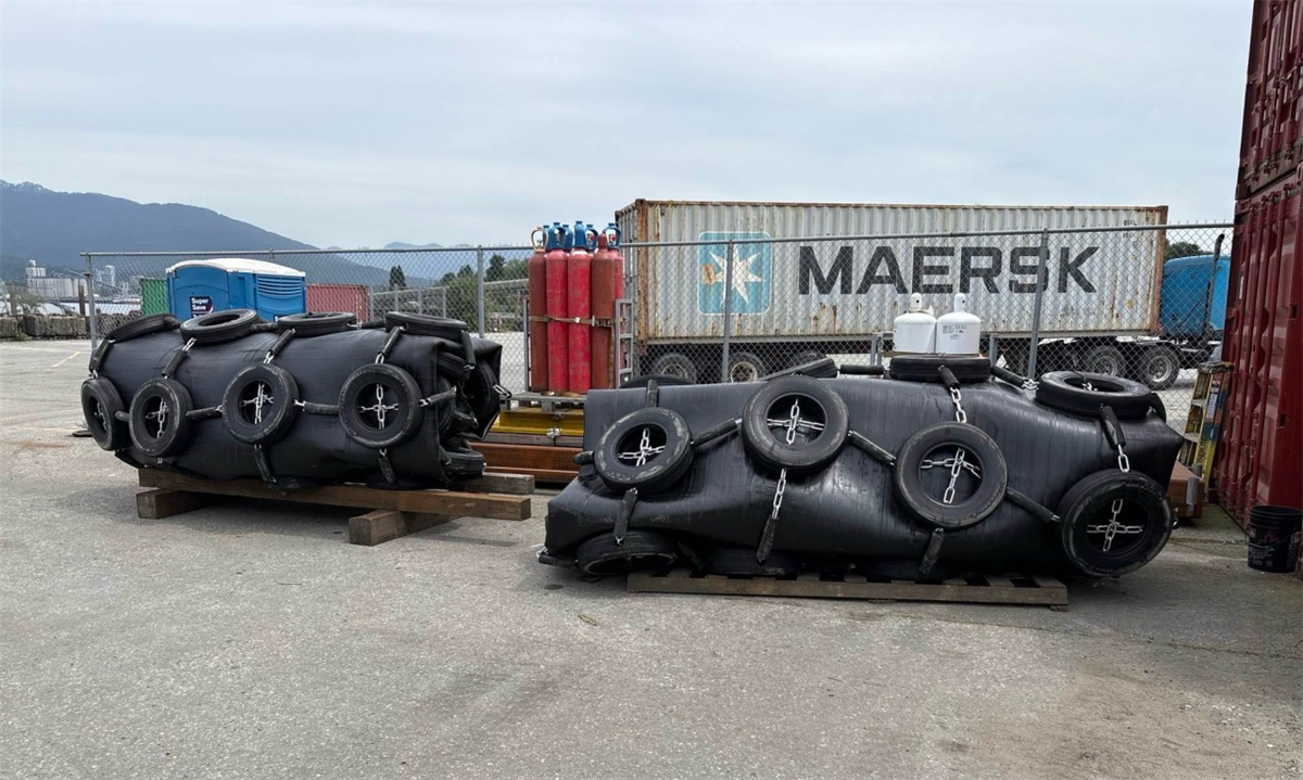 Andy Marine lieferte erfolgreich ein Hochleistungskautschuk-Fender-System